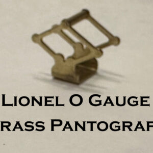 Lionel O Gauge Small Pantograph in Brass