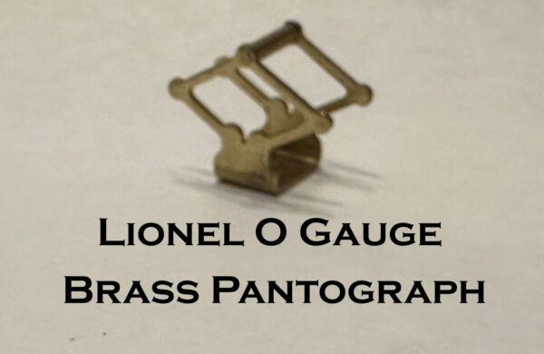 Lionel O Gauge Small Pantograph in Brass