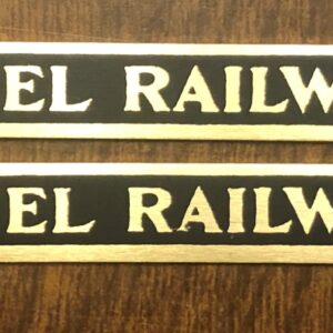 Lionel 385T Tender Name Plates Brass