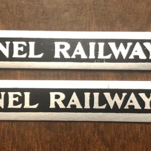 Lionel 385T Tender Name Plates Nickel "Pair"