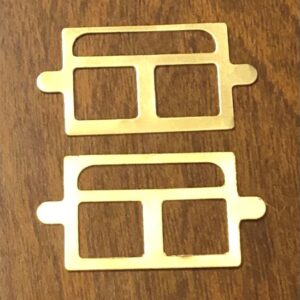 Ives 135, 136, 140 Window Frames Brass