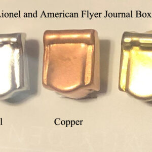 Lionel Journal Boxes Copper Set of 8. Fits O Gauge and Standard Gauge