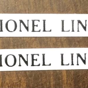 Lionel 289E Locomotive Side Plates