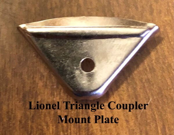 Lionel Triangle Coupler Mount Plate