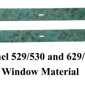 Lionel 529/530 and 629/630 Precut Window Material