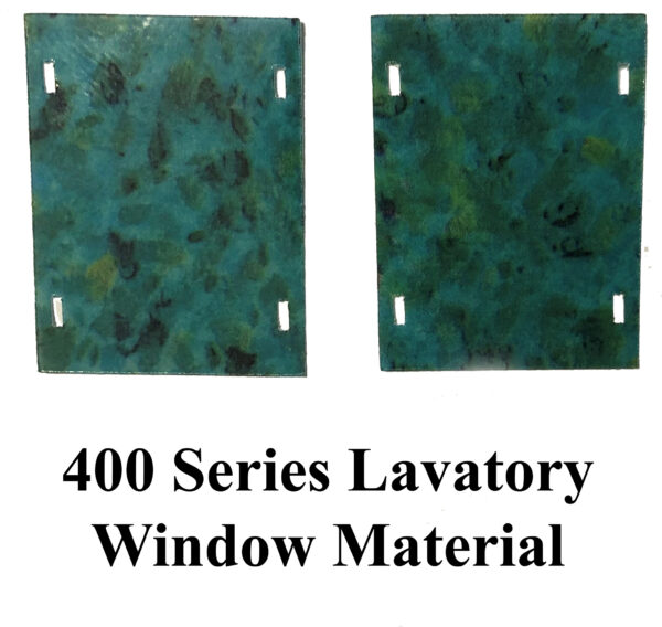 Lionel 400 Series Precut Lavatory Window Material