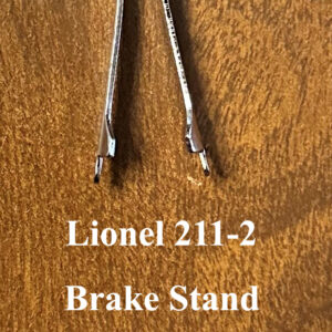 Lionel 211-2 Brake Stand in Nickel