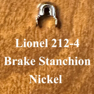 Lionel 212-4 Brake Stanchion in Nickel