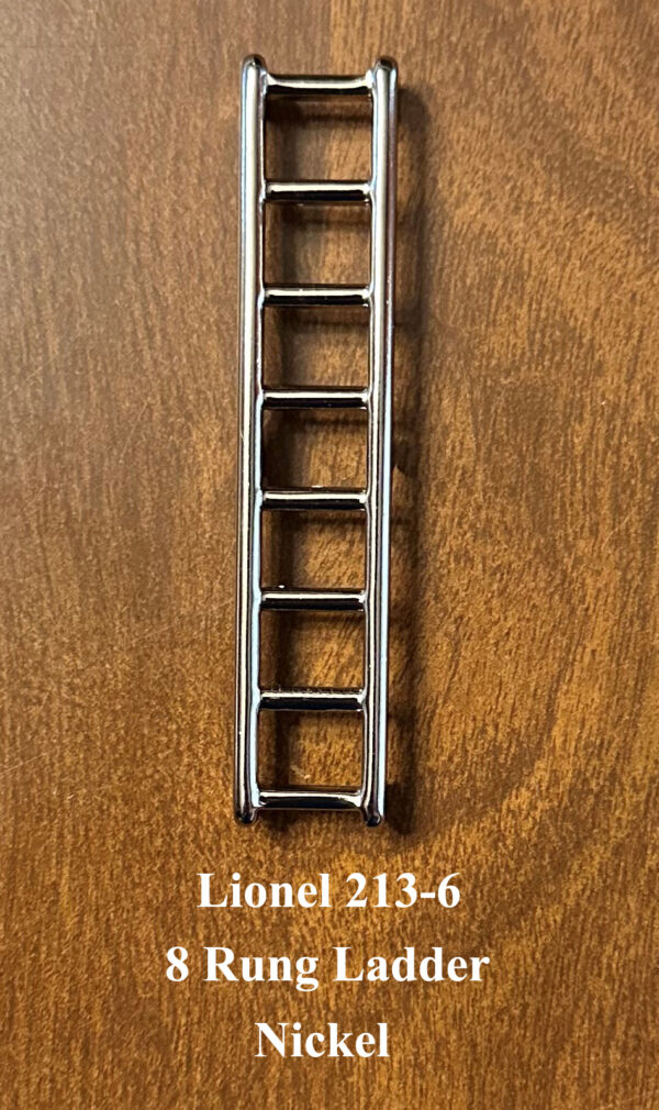 Lionel 213-6 Ladder in Nickel 8 Rung