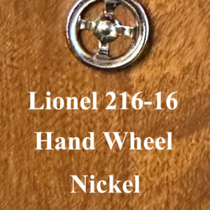 Lionel 216-16 Hand Wheel in Nickel