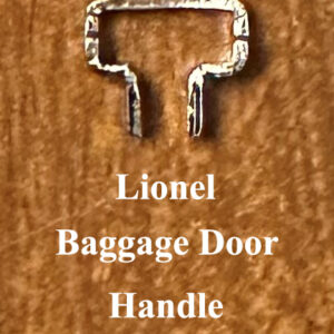 Lionel Baggage Door Handles in Nickel