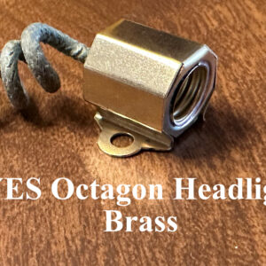 IVES Octagon Headlight in Brass