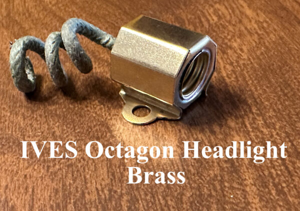 IVES Octagon Headlight in Brass