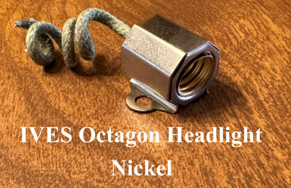 IVES Octagon Headlight in Nickel