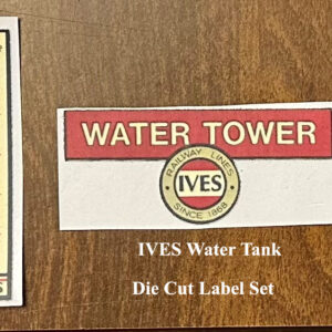 IVES Water Tank Die Cut Label Set