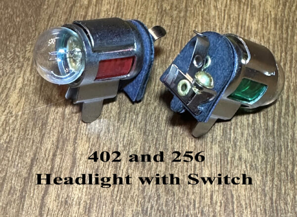 Lionel 402 and 256 Headlight with Switch