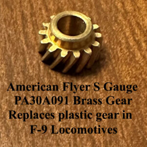 American Flyer S Gauge PA30A091 Brass Gear