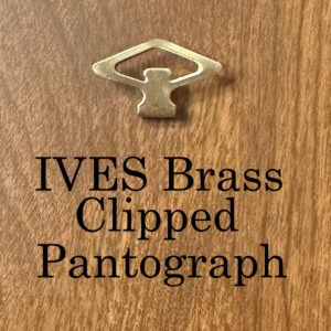 Ives Wide Gauge Clipped Pantograph in Brass