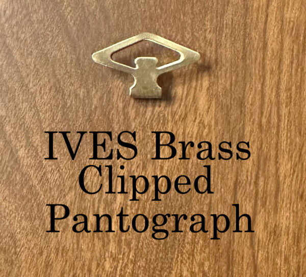 Ives Wide Gauge Clipped Pantograph in Brass