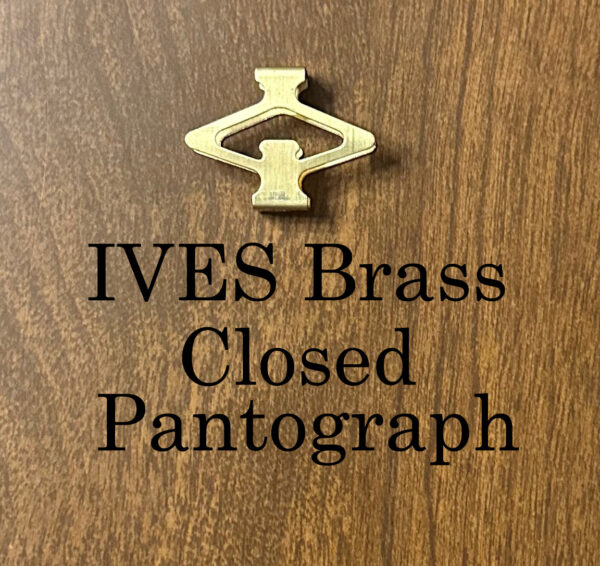 Ives Wide Gauge Closed Pantograph in Brass