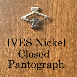 Ives Wide Gauge Closed Pantograph in Nickel