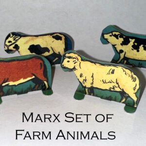 Marx Set Of Farm Animals