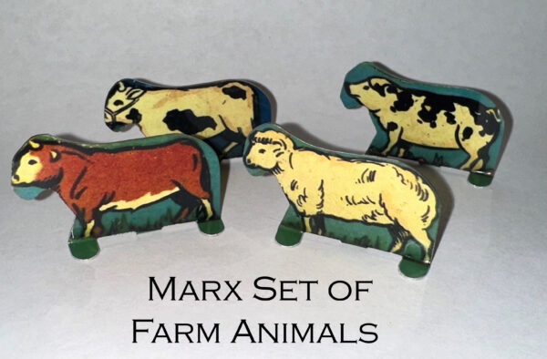 Marx Set Of Farm Animals