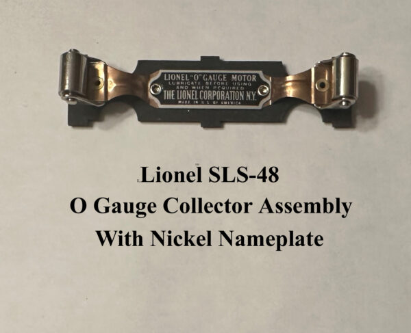 Lionel SLS-48 O Gauge Collector With Nickel Nameplate