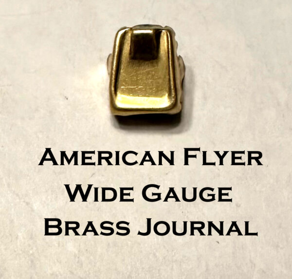 American Flyer Wide Gauge Brass Journal Box
