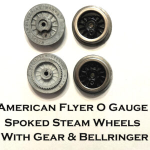 American Flyer O Gauge Geared Spoked Steam Wheel with Bellringer
