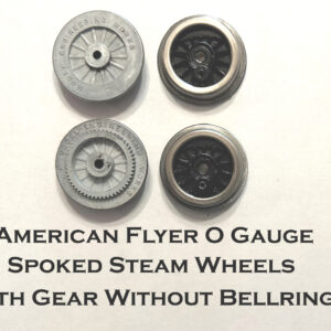 American Flyer O Gauge Geared Spoked Steam Wheel without Bellringer