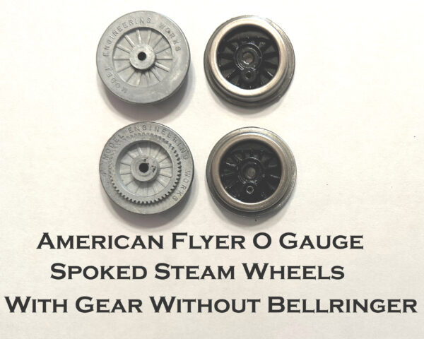 American Flyer O Gauge Geared Spoked Steam Wheel without Bellringer