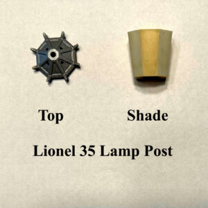 Lionel 35 Lamp Post Top Painted Silver