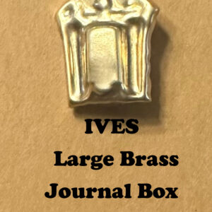 IVES Large Brass Journal Box